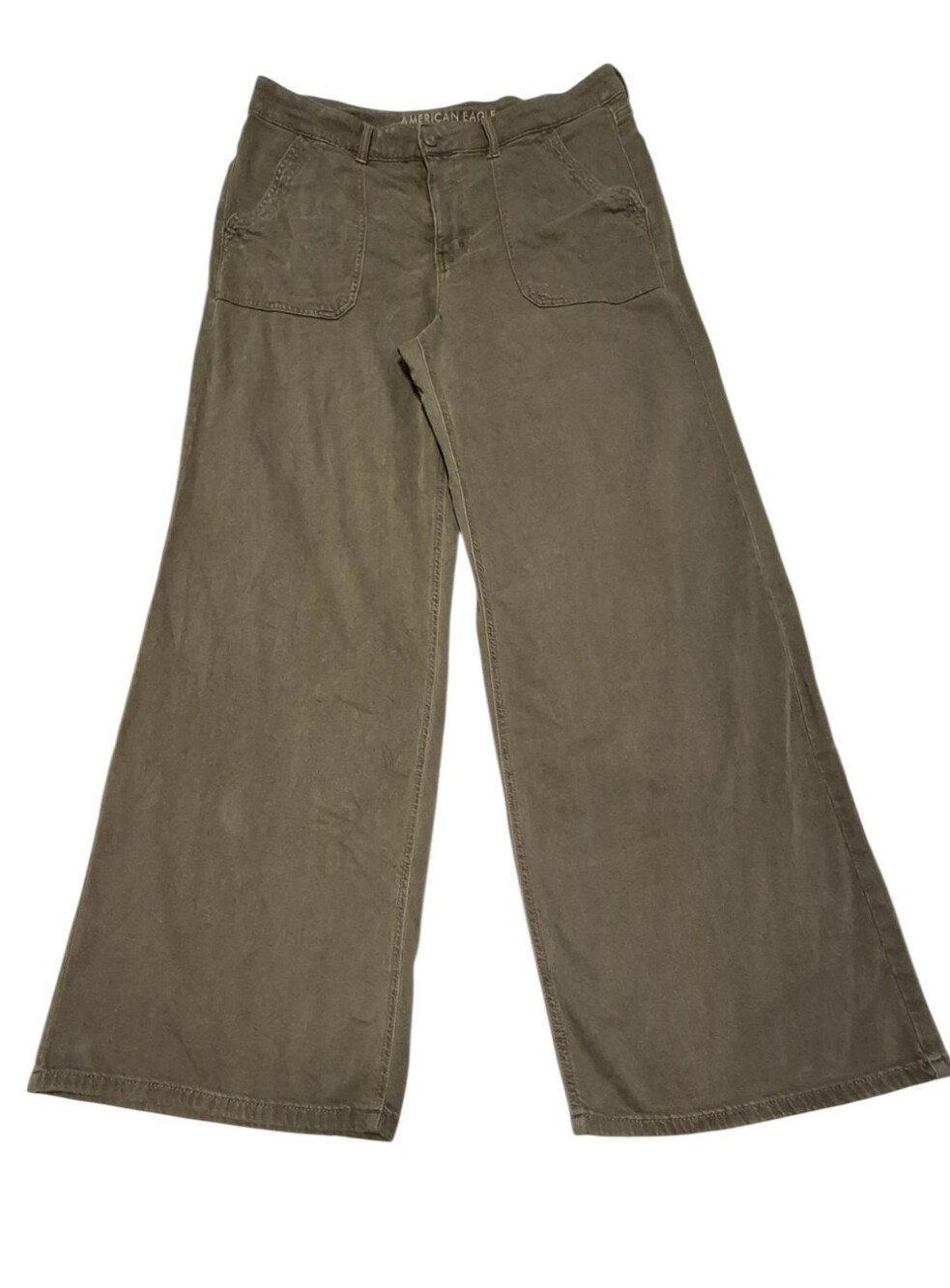 American Eagle High-rise Baggy Wide-leg Pants - Size 12